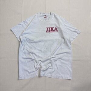 Men’s Vintage 90s Fruit of the Loom Pi Kappa Alpha single stitch graphic tee
